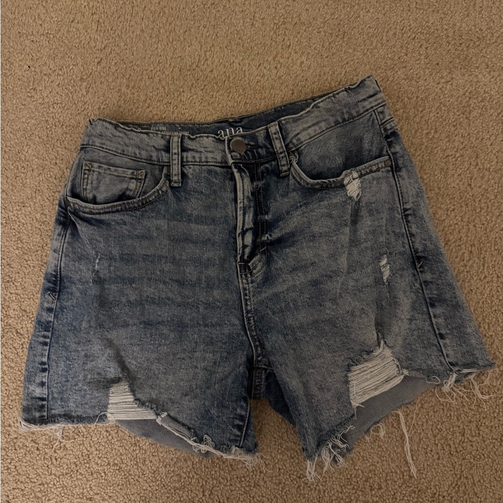 Distressed Denim Women Shorts